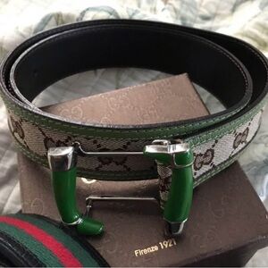 Gucci Dark Brown Leather Belt